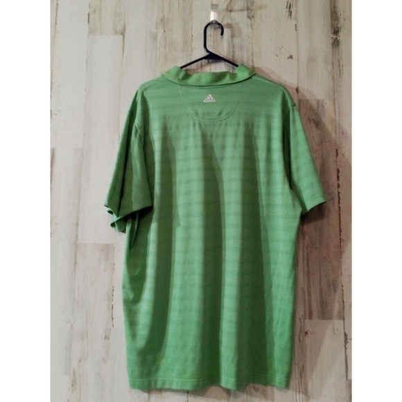 Adidas Men's Mint Green Polo Ribbed  No Size Measurements In  Pics Measures XL - Picture 5 of 15